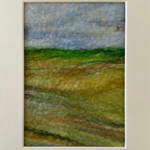 Wet Felted Landscape Picture - includes lunch